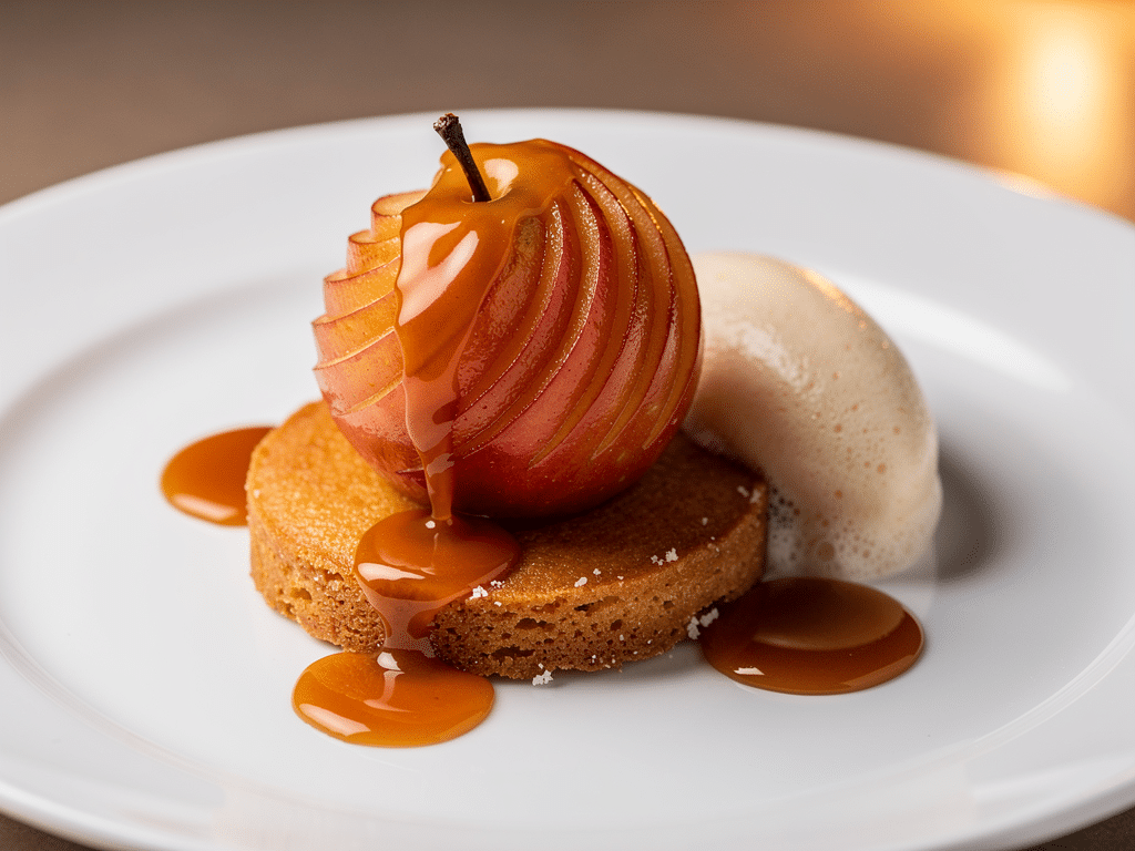 Sablé pomme caramel