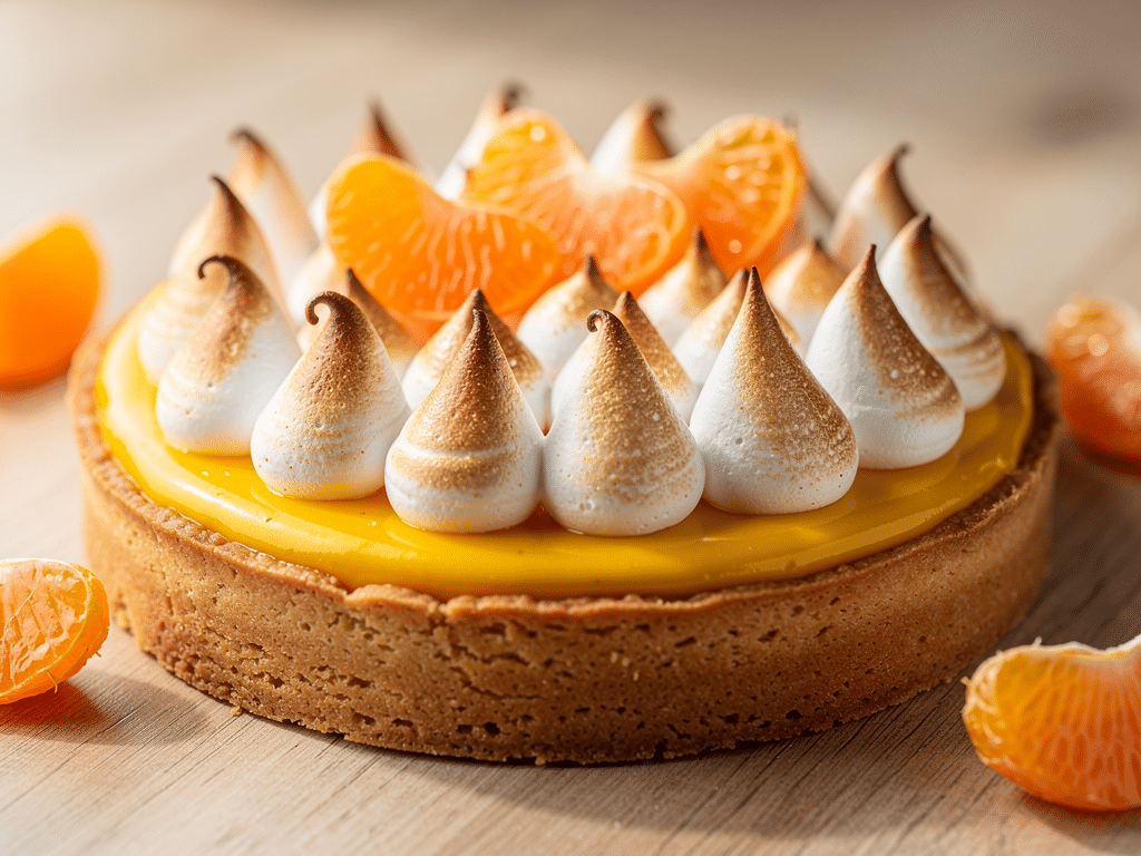 Tarte orange safran