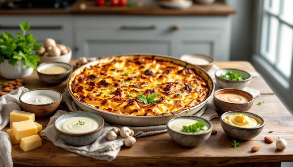 découvrez 7 alternatives faciles et savoureuses pour remplacer la béchamel dans votre gratin, afin de varier les plaisirs et régaler toute la famille.
