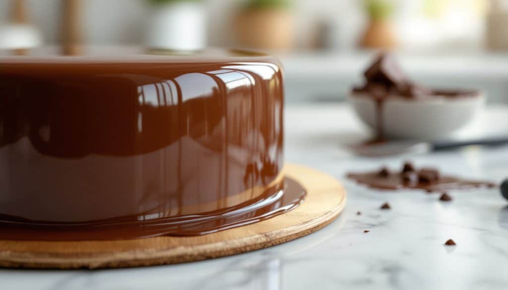 découvrez notre recette rapide et facile de glaçage miroir au chocolat pour un effet ultra brillant et professionnel sur vos desserts.