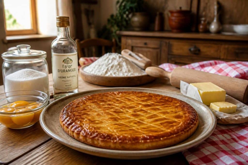 découvrez la recette traditionnelle de la galette charentaise avec les ingrédients essentiels pour réaliser ce délicieux dessert typique du sud-ouest de la france.