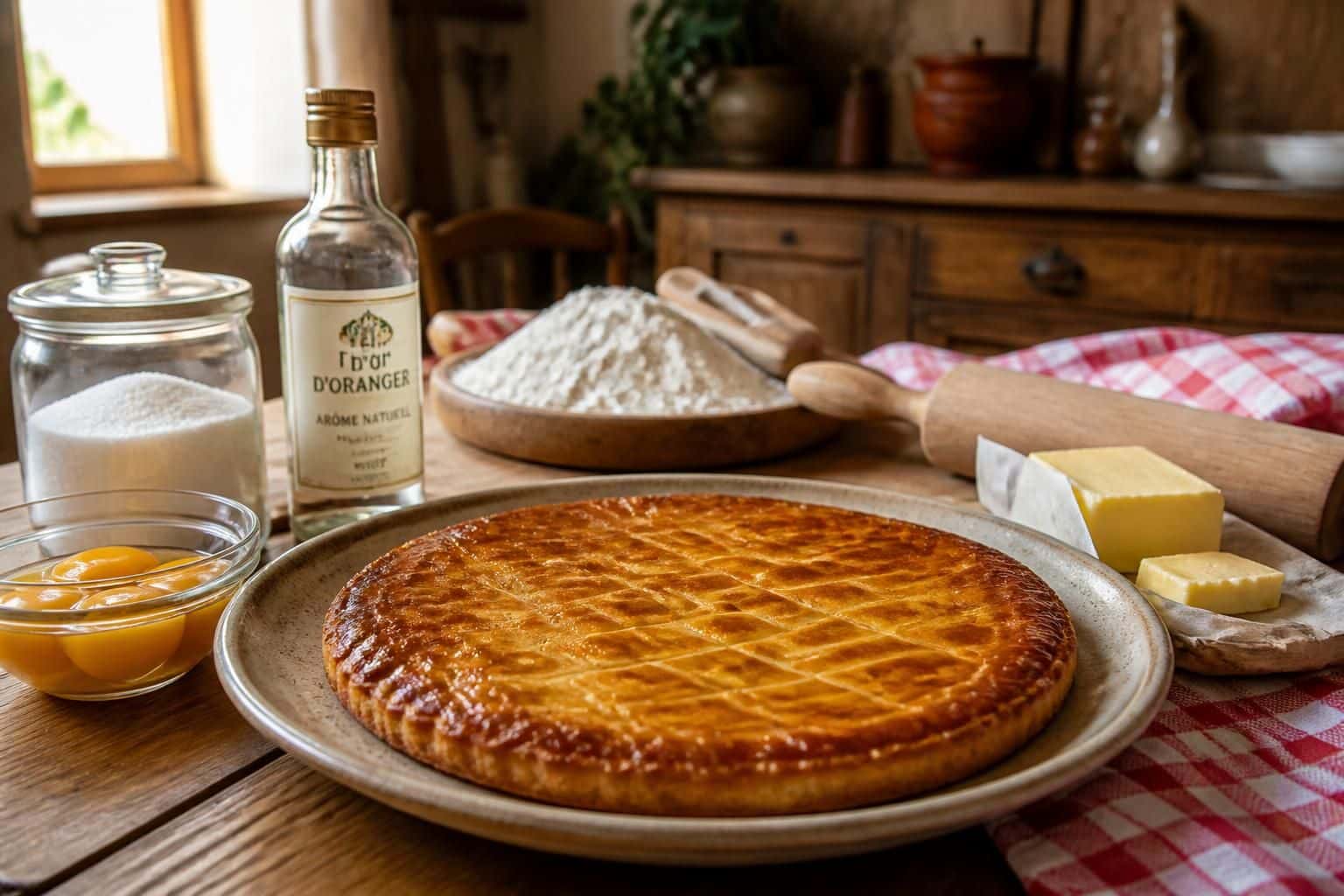 découvrez la recette traditionnelle de la galette charentaise avec les ingrédients essentiels pour réaliser ce délicieux dessert typique du sud-ouest de la france.