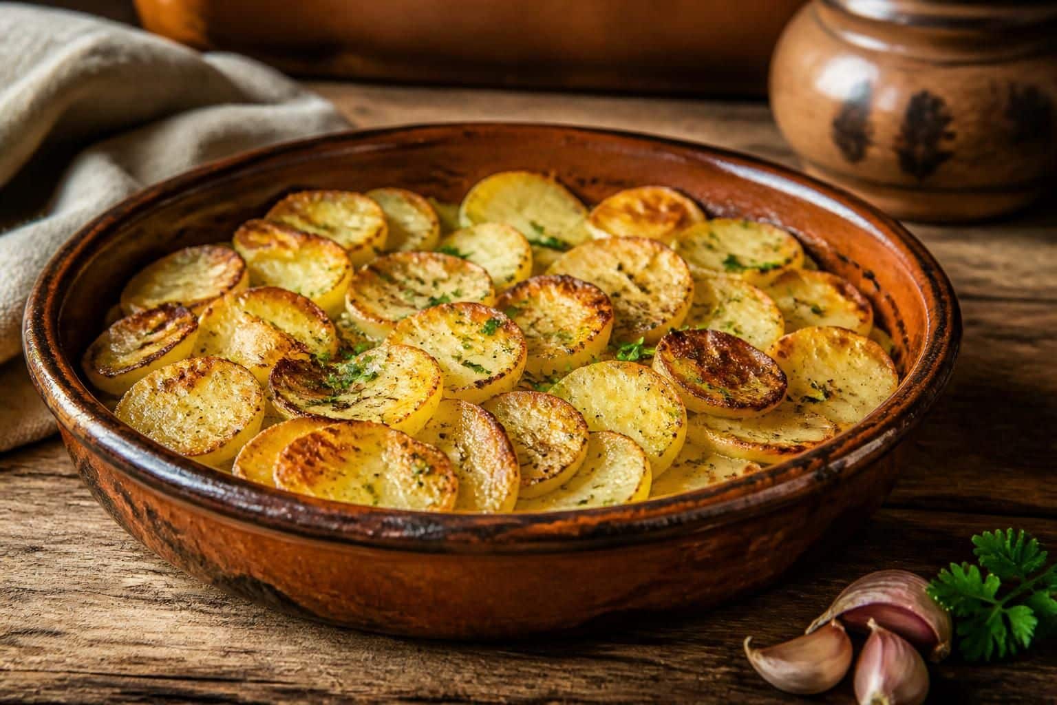 découvrez notre recette facile et croustillante des pommes de terre sarladaises au four, pour un plat savoureux et authentique à partager.