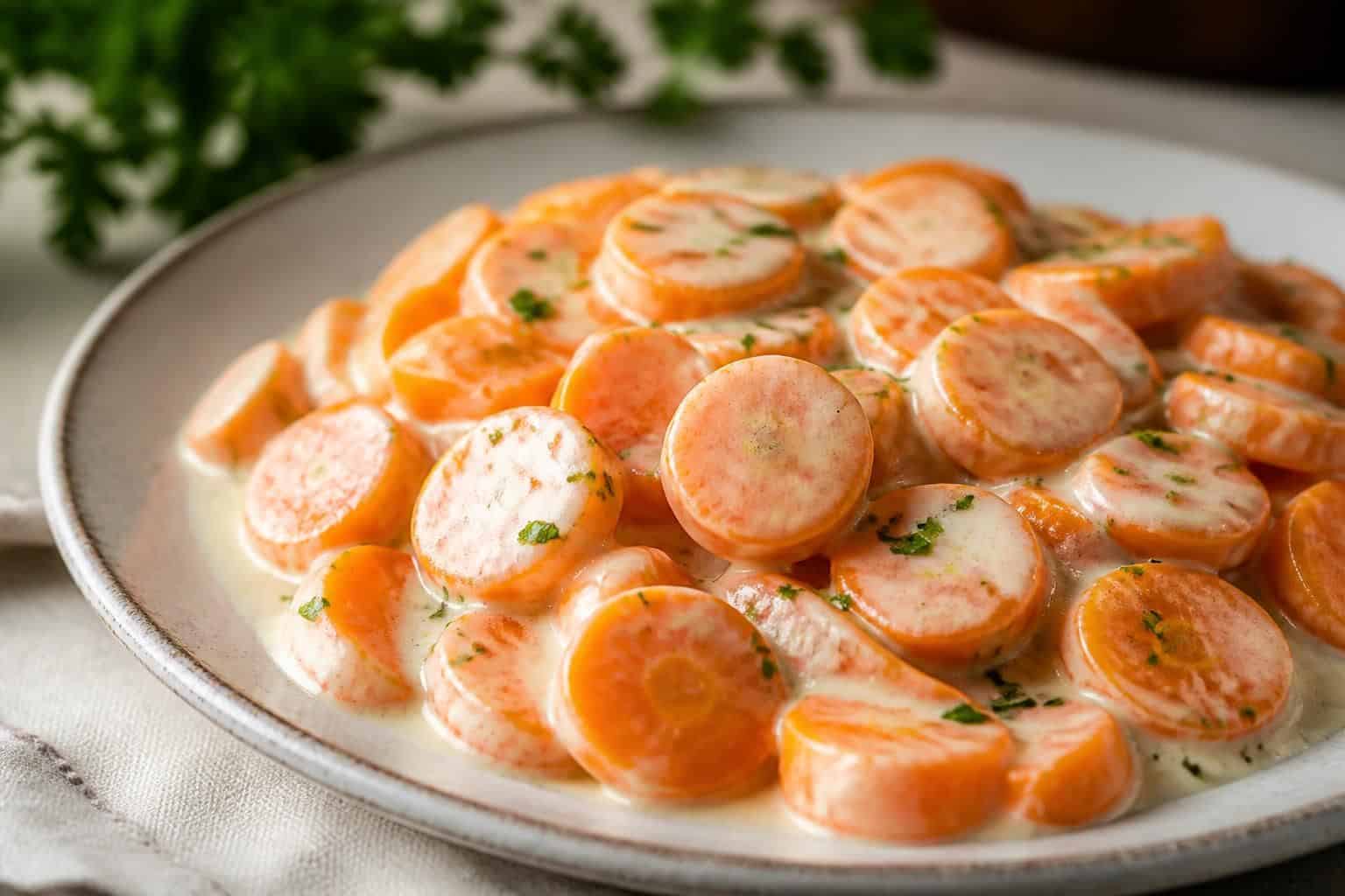 découvrez notre recette de carottes vichy à la crème, fondante et facile à préparer pour un accompagnement savoureux et rapide.
