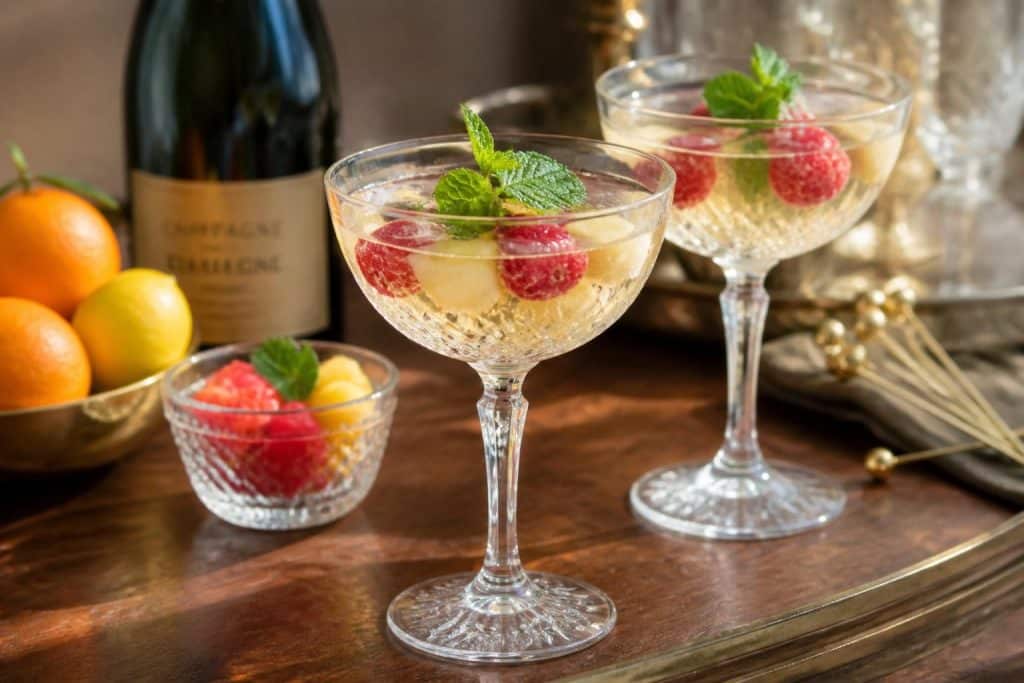 découvrez notre recette facile et rapide de soupe de champagne, parfaite pour réussir vos cocktails festifs en toute simplicité.