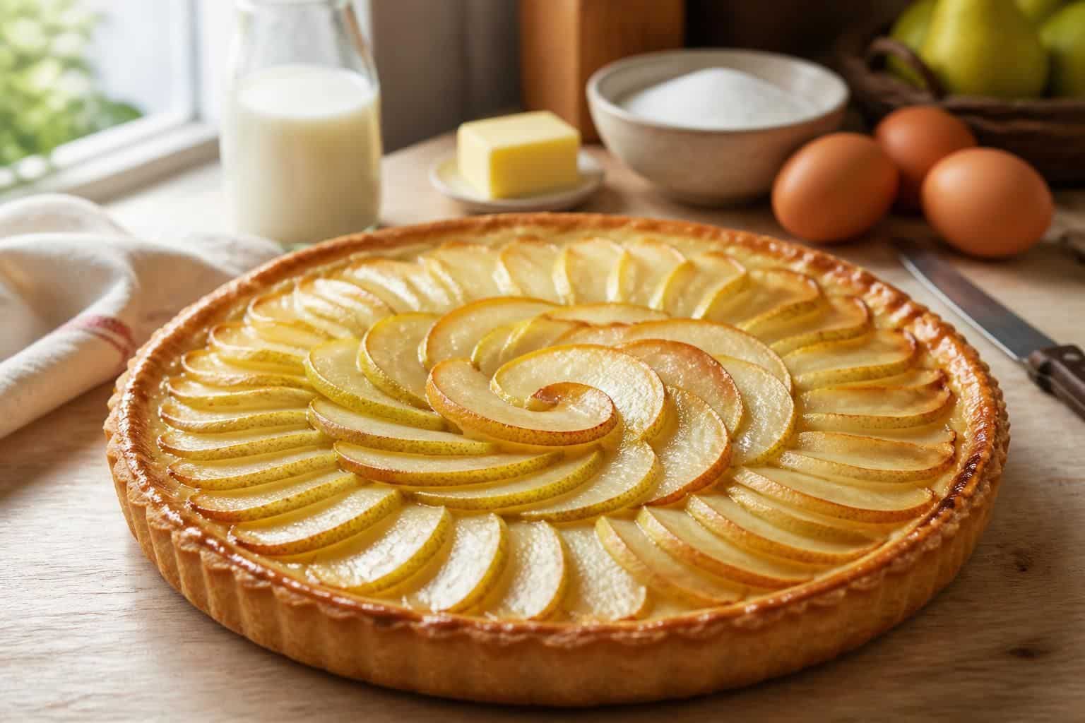 découvrez notre recette facile et délicieuse de tarte aux poires pour réussir un dessert savoureux à coup sûr. parfaite pour toutes les occasions !