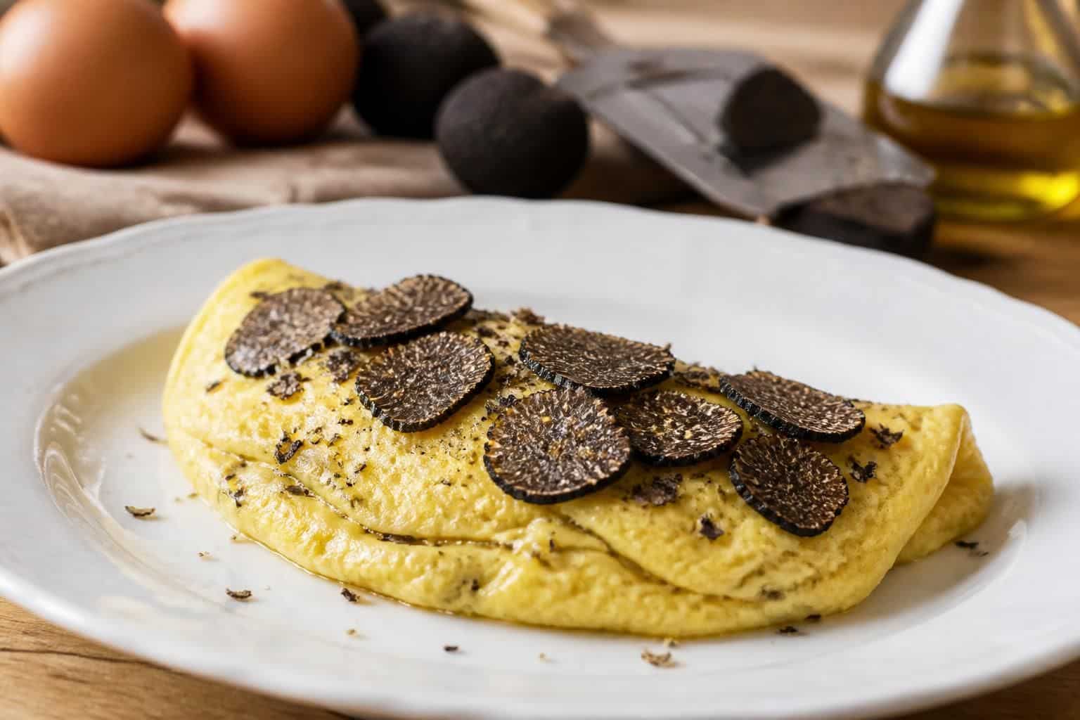 découvrez notre recette facile et savoureuse d'omelette à la truffe, parfaite pour un repas gourmand et rapide à préparer.