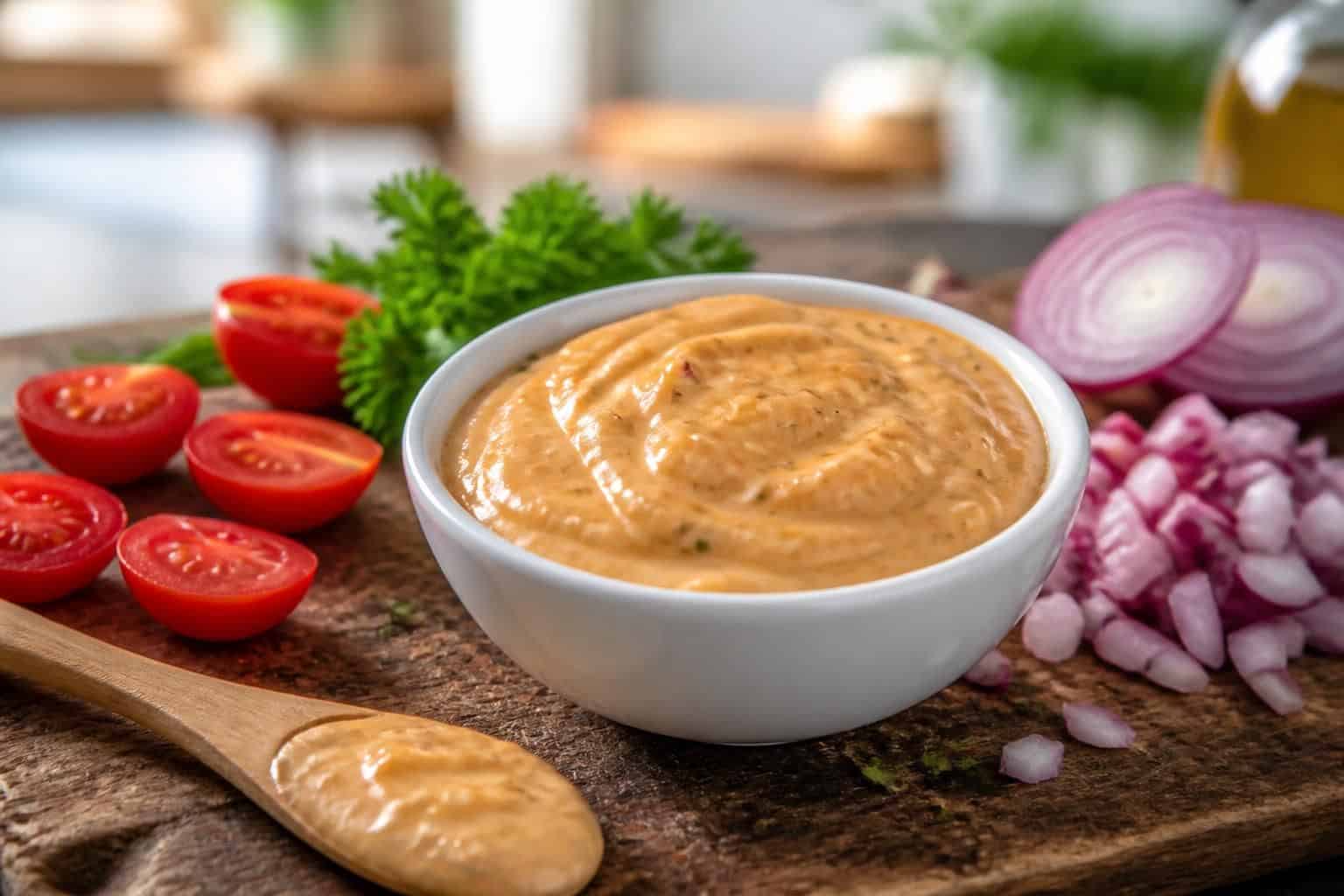 découvrez une recette simple et rapide pour préparer une sauce burger maison délicieuse, idéale pour sublimer vos hamburgers faits maison.