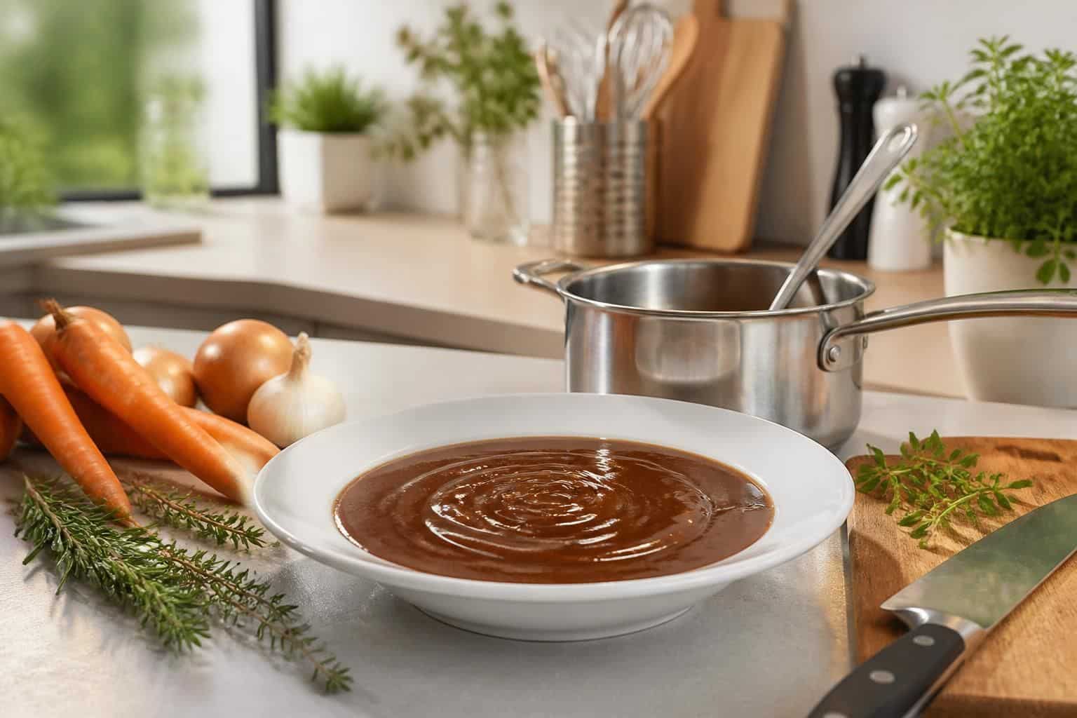découvrez une recette facile de sauce fond de veau accompagnée de conseils pratiques pour réussir parfaitement toutes vos préparations culinaires.