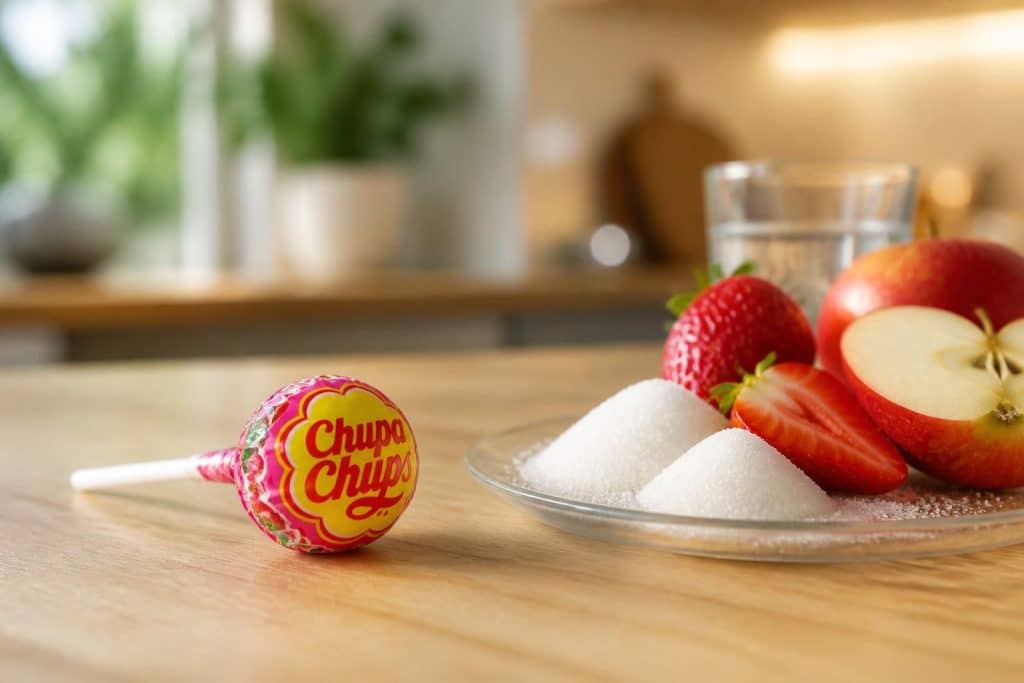découvrez combien de calories contient une sucette chupa chups standard et comment elle s'intègre dans votre alimentation quotidienne.