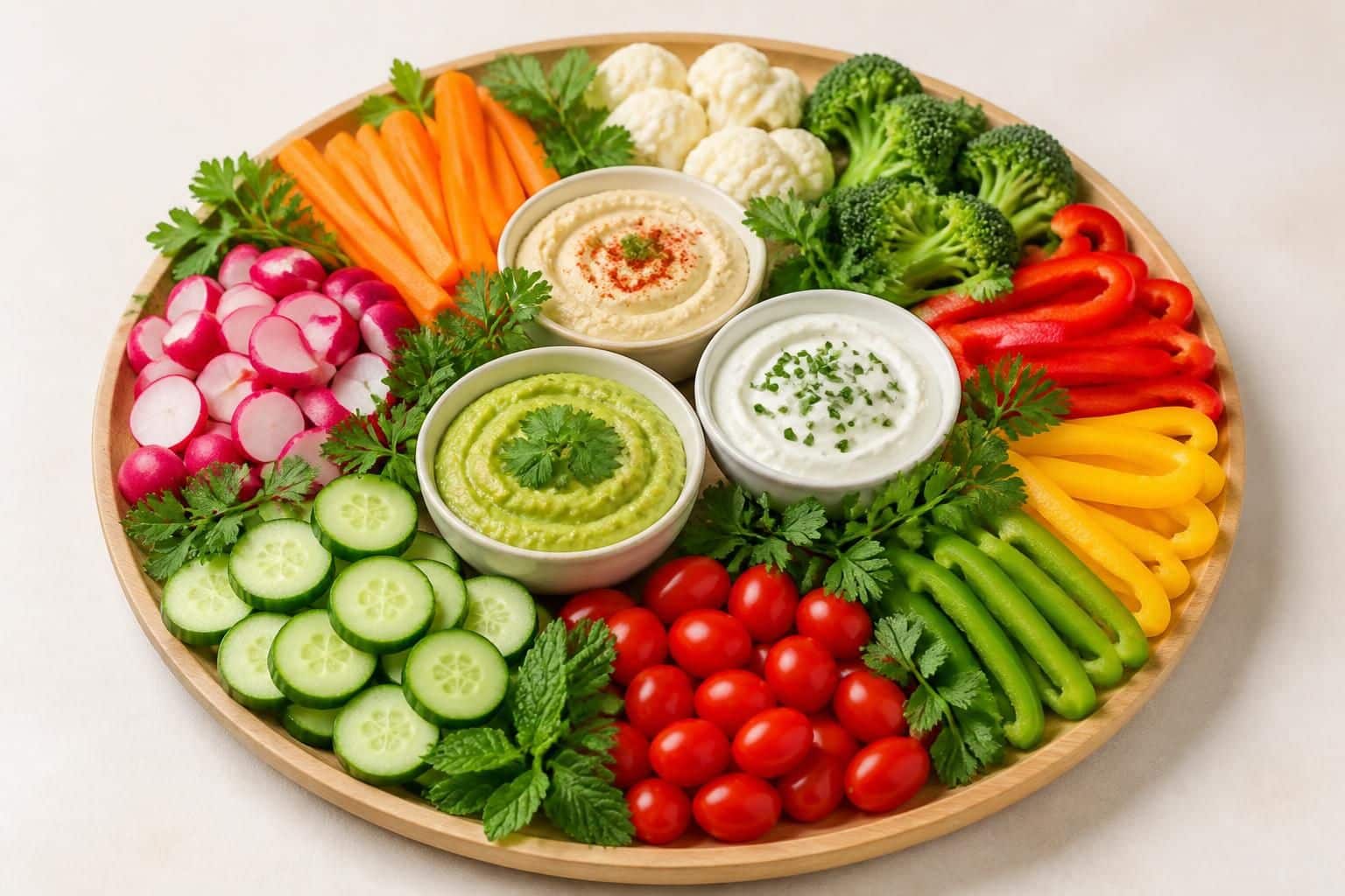 découvrez nos recettes faciles et idées créatives pour un plateau de crudités original, parfait pour vos apéritifs et repas équilibrés.
